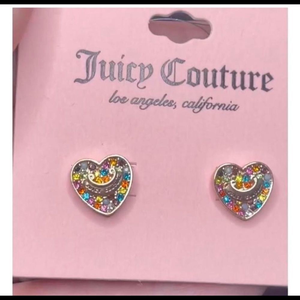 NEW JUICY COUTURE RAINBOW STUDS